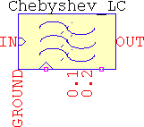 Chebyshev LC ladder